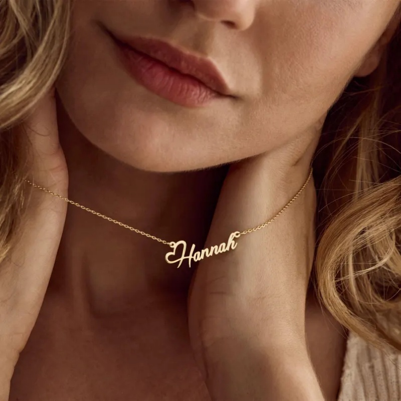 Custom Name Heart Necklace For - огляд і ціна Birth Flower Necklace